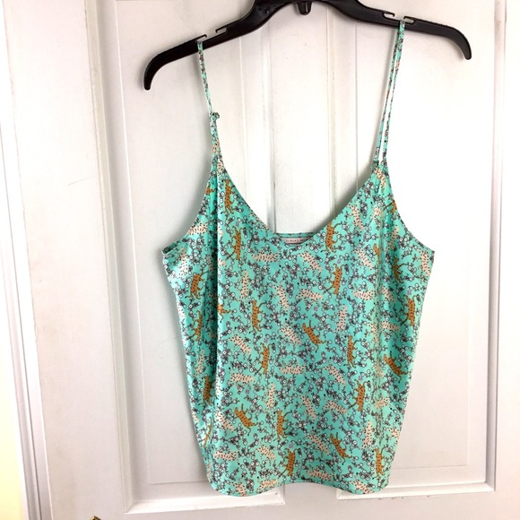 Victoria's Secret Other - Victoria’s Secret Cami Tank Top Animal Print Tiger Size L